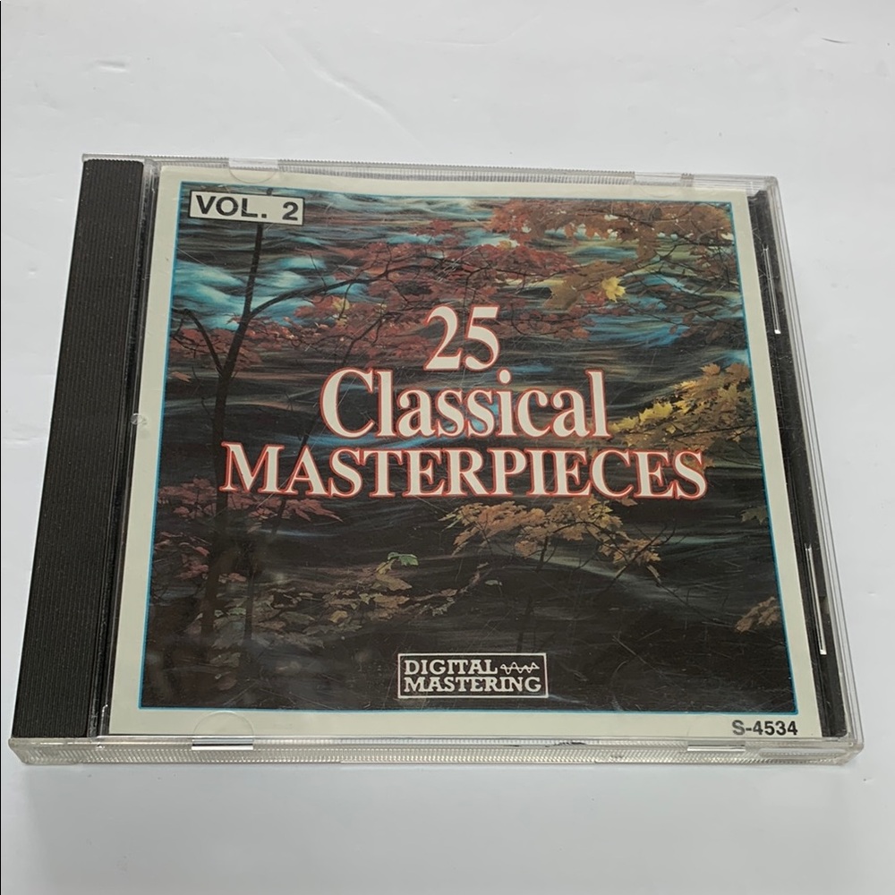 25 Classical Masterpieces CD - Black